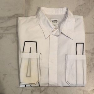 Armani junior bottom down shirt